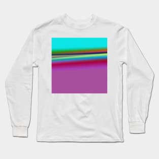 GREEN ORANGE BROWN BLUE TEXTURE ART Long Sleeve T-Shirt